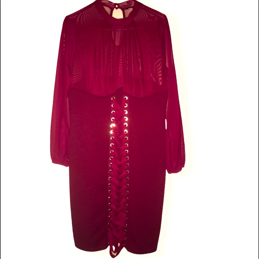 Burgundy Dress